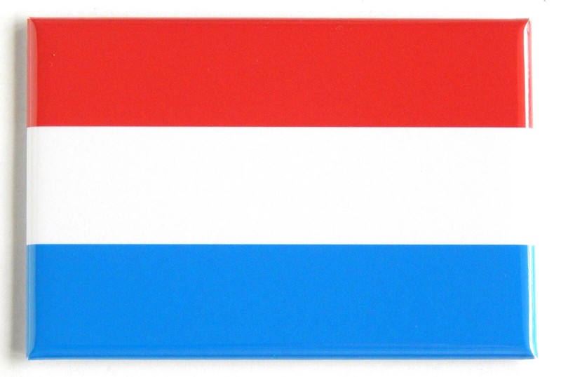 Flag of Luxembourg FRIDGE MAGNET