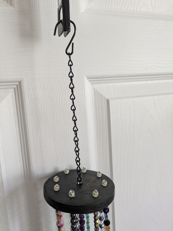 Hand Beaded Suncatcher / Mobile Assorted Colorful Beads for patio or any room gallery