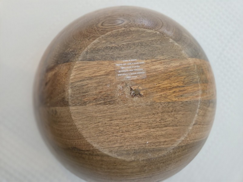 Decorative Mango Wood 11 in. Bowl Coastal Nautical Boho Beach House gallery