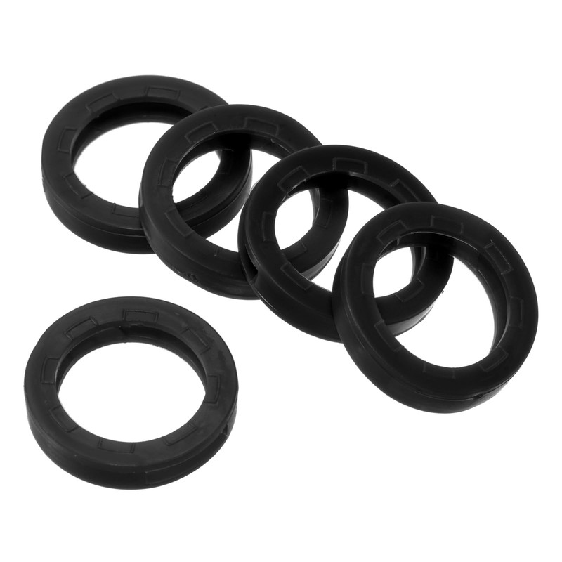 PATIKIL Key Caps Covers Rings, 10 Pack 0.9″ Keys Identifiers 0.9 Inch, Black