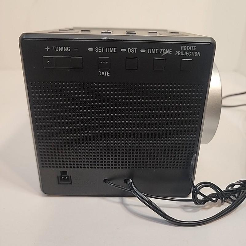 Sony ICF-C1PJ AM/FM Clock Radio White Noise Machine Time Projector Tested gallery