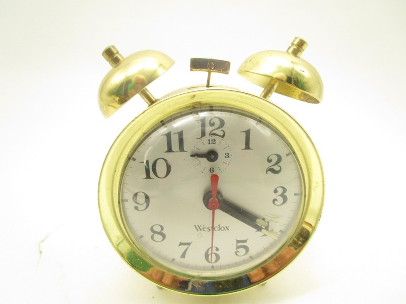 Westclox twin bell alarm clock