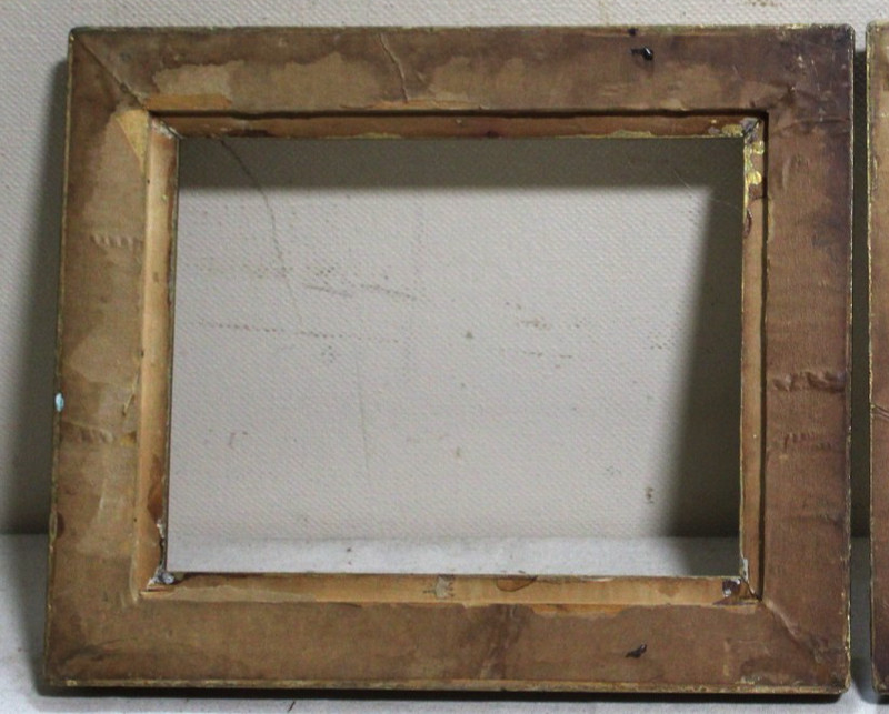 ANTIQUE FITS 8 X 11 FRENCH BAROQUE PICTURE FRAME ORNATE WOOD GOLD GILT FINE ART gallery