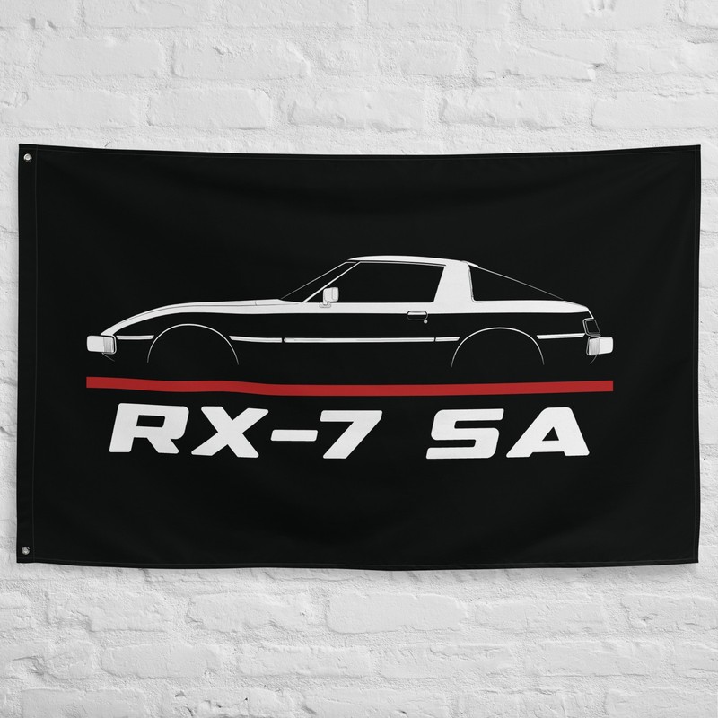 RX-7 SA 1978-1985 Car Flag 3x5ft Banner Auto Gear Garage Wall Art Gift