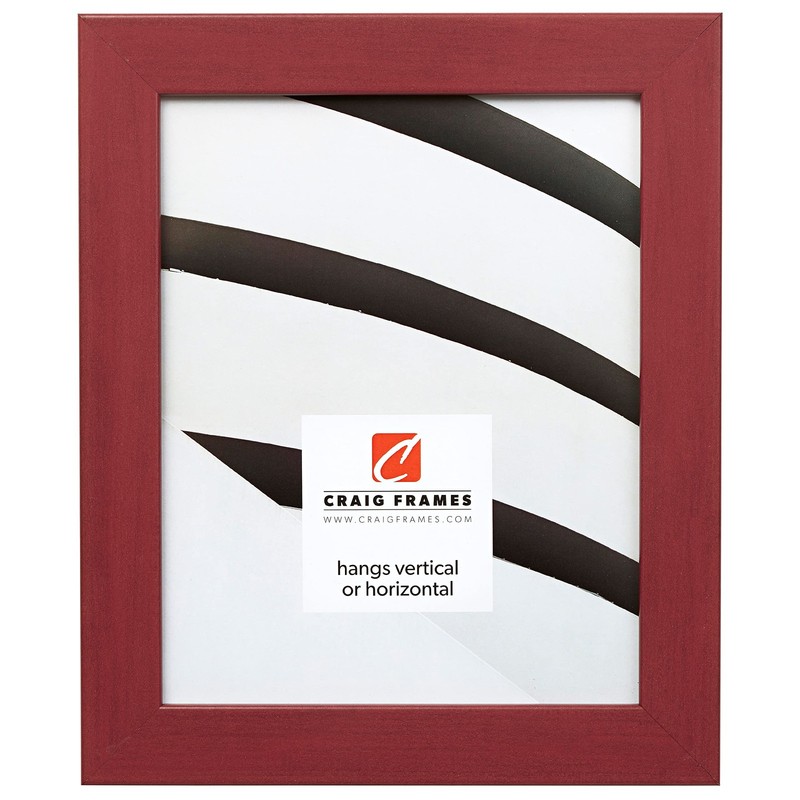 Craig Frames Colori 125, 12×16 Picture Frame, Rosso Red 12×16,
