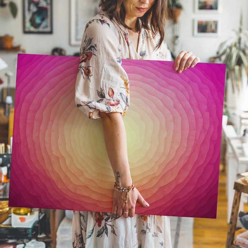 Wall Art Create A Vibrant Abstract Background Featuring A Soft Gradient That gallery