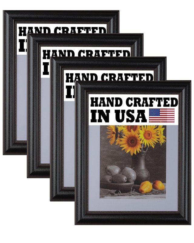 4-Pack Custom Picture Poster Frame 3-1/2″ Mahogany Modern 16×20 24×36 1194-II-06