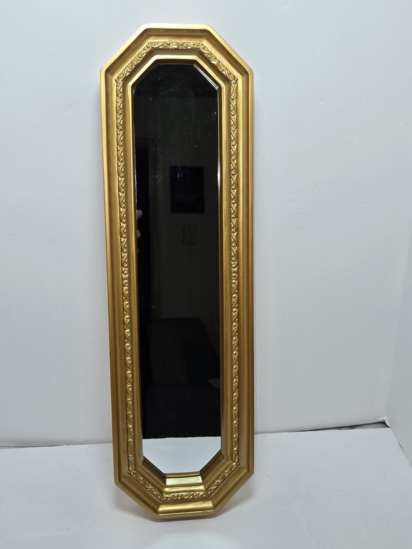 Vintage Home Interiors Long Skinny Wall Mirror Excellent Condition Never Used