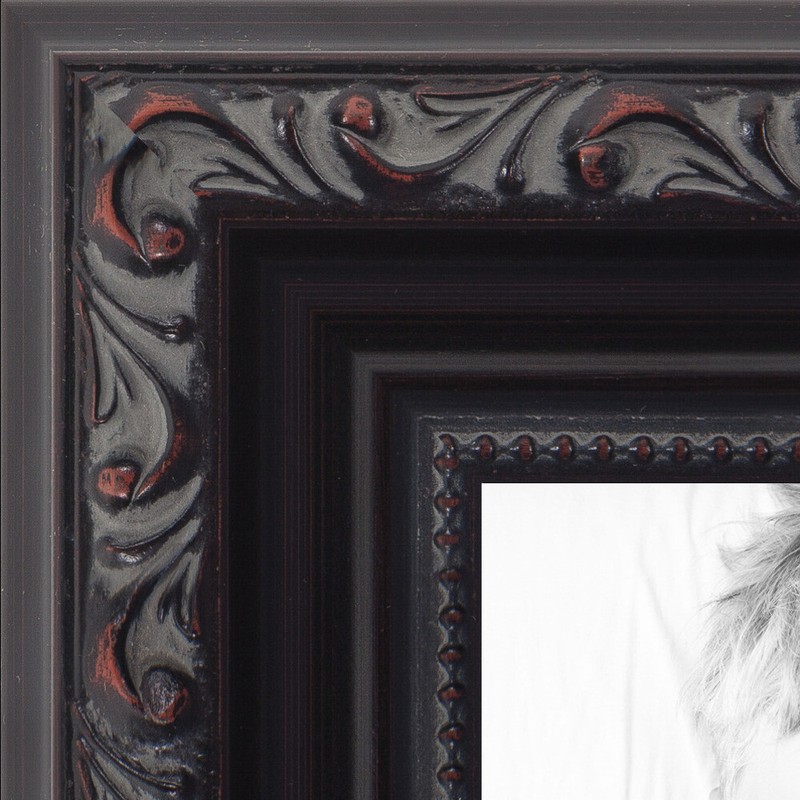 ArtToFrames Custom Picture Poster Frame Black 1.25" Wide Wood 4625