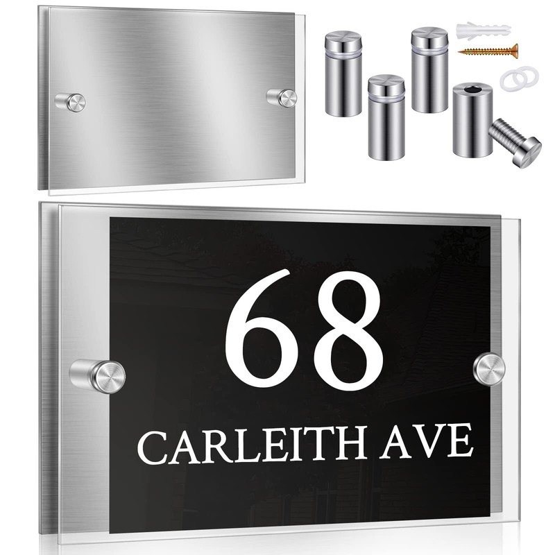 7.8 x 5.1 Inch Acrylic Office Name Plate for Wall Acrylic Wall Name Plate Hol…
