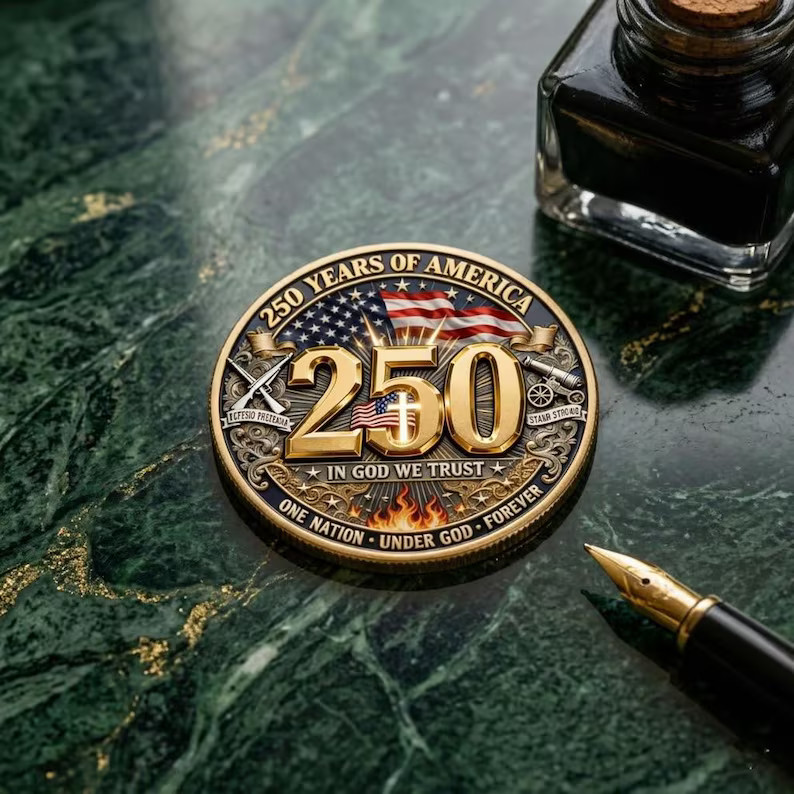 250th Anniversary Commemorative Coin Collectible Souvenir gallery