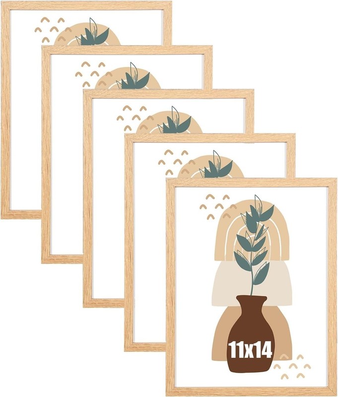 11x14 Picture Frame Rotten Brown 1 Pcs Wooden Frame can Display 8x10 Picture W/ gallery