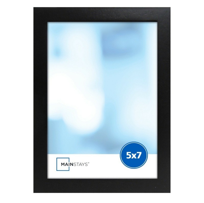 New Mainstays 5" x 7" Black Linear Frame, Set of 6