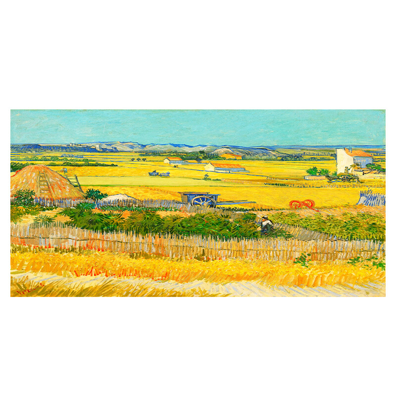 Van Gogh Oil Paintings Print on Canvas Abstract Wheat Field Starry Night Poster