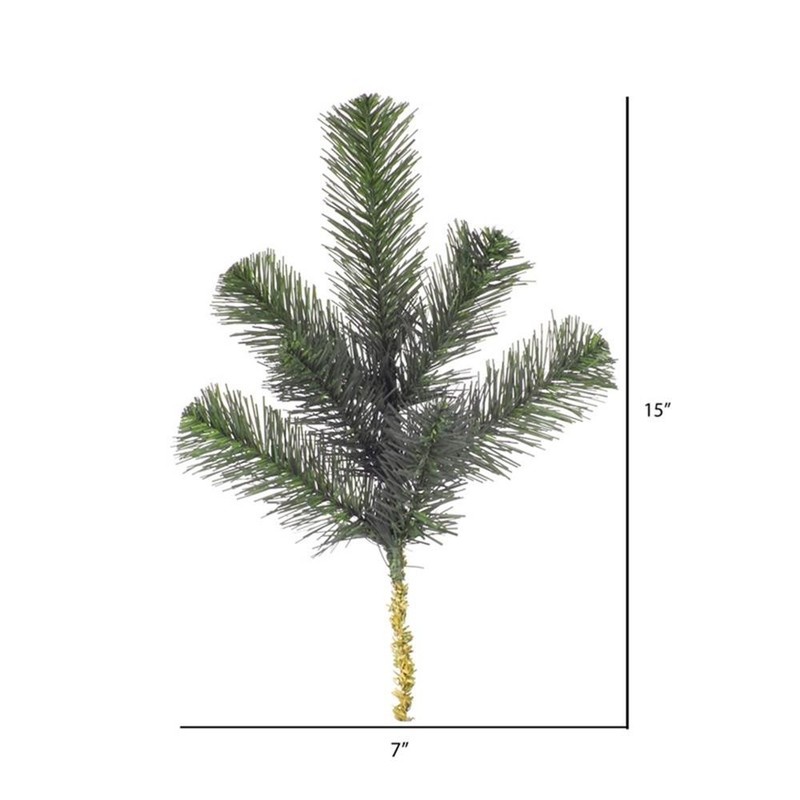 Vickerman 15" Douglas Fir Spray 7 Tips in Green gallery