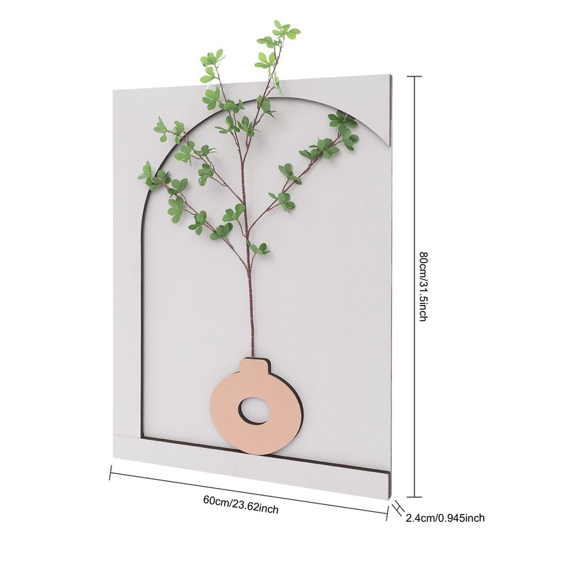 Sandstone Painting Wall Decoration with LED Light Plants Decor & Remote Control gallery