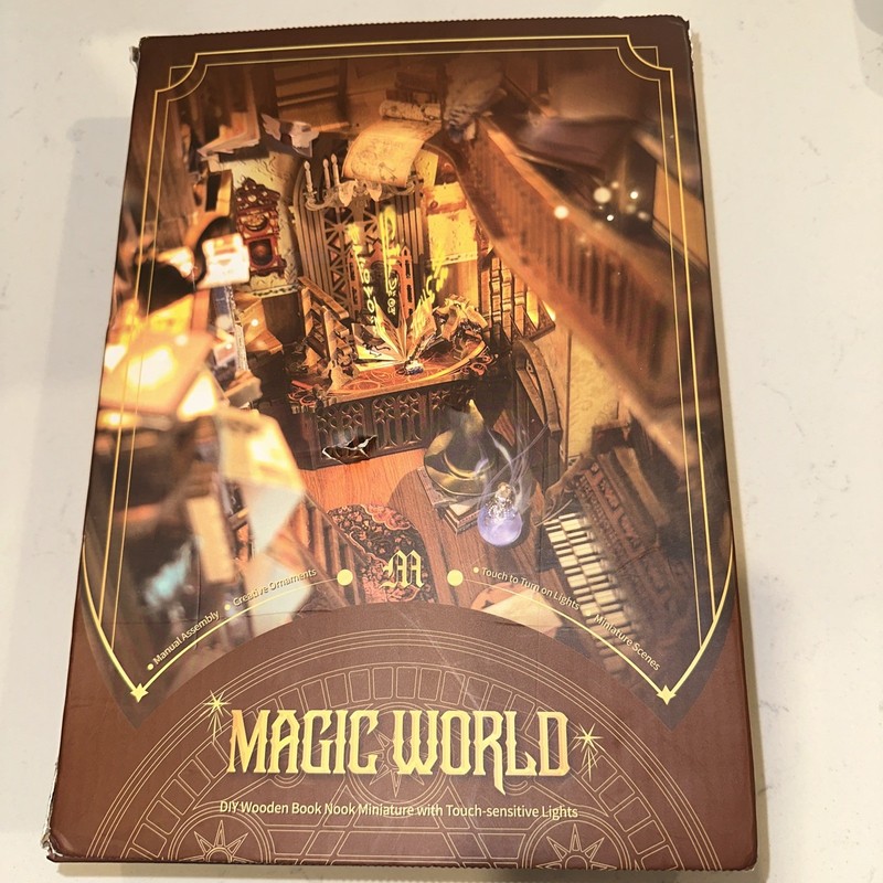 Book Nook Kit – Create Your Magical Miniature World with DIY 3D Wooden Puzzle