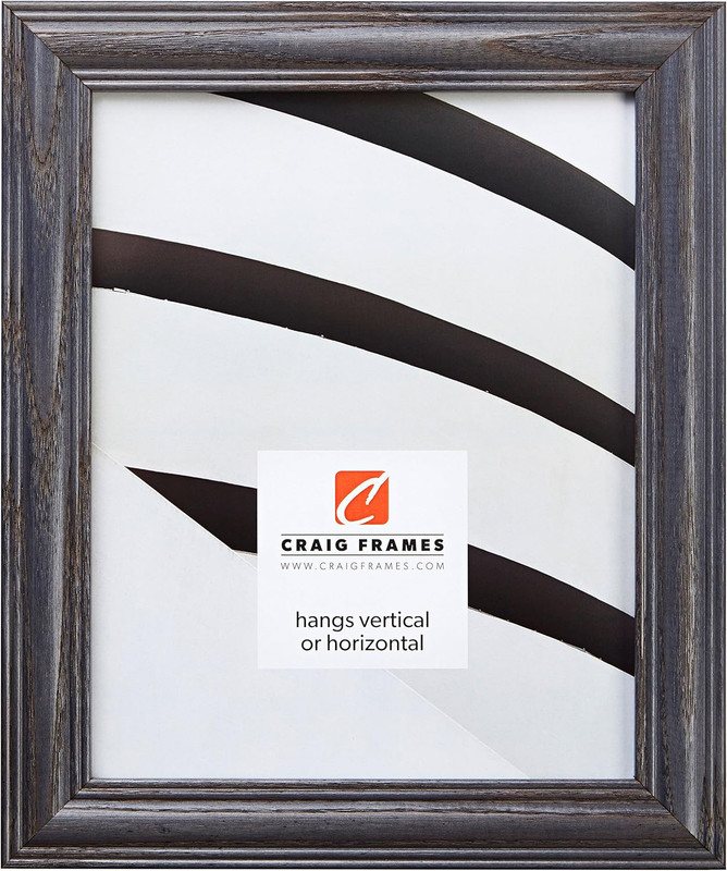 440BL 8.5 by 11-Inch Picture Frame, Wood Grain Finish, 1.265-Inch Wide, Blue