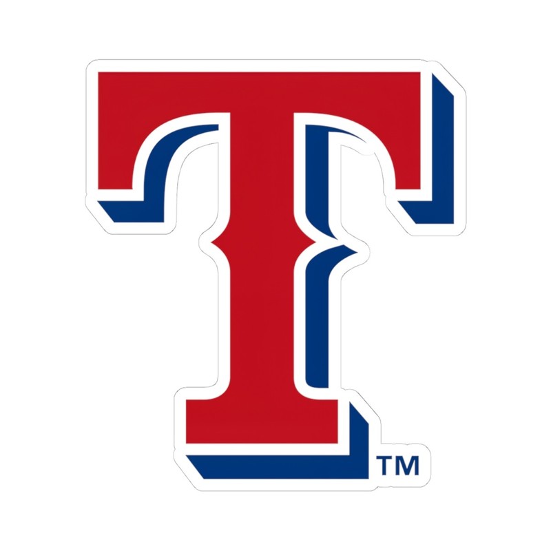 Texas Rangers Logo Sticker Team Decal