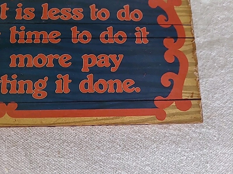 Abbey Press Wall Hanging Sign ALL I WANT IS LESS TO DO gallery