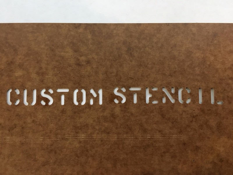 U.S Military CUSTOM MADE Oil board Stencil US Army USMC Marsh 1″ 1/2″ & 1/4″ USN