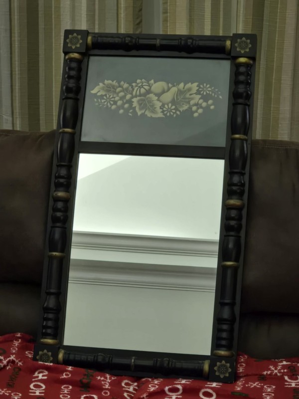 Vintage Lambert Hitchcock Federal-Style Gold Leaf Wall Mirror gallery