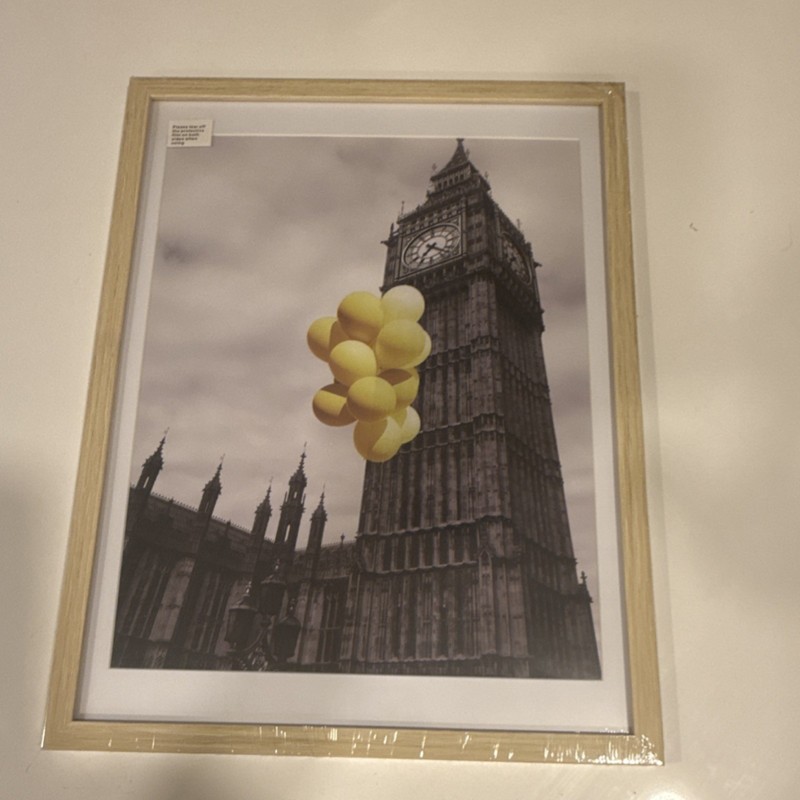11.5 x 15.5 brand new picture frame - art ready to hang