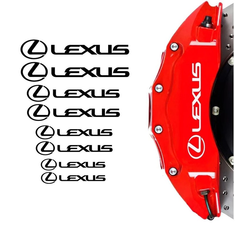 Lexus Brake Caliper High Temp Decal Vinyl Sticker Automotive F Sport - 4 sizes
