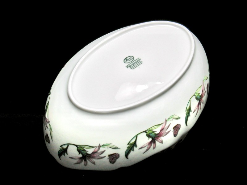 PORTMEIRION BOTANIC GARDEN 9" OVAL BASKET BELLIS PERENNIS DAISY M'S or F'S DAY gallery
