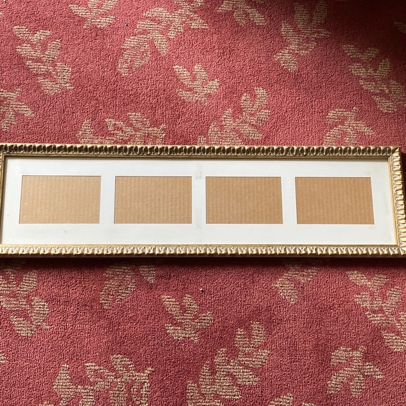 Rustic Goldstone Frame 9×30”