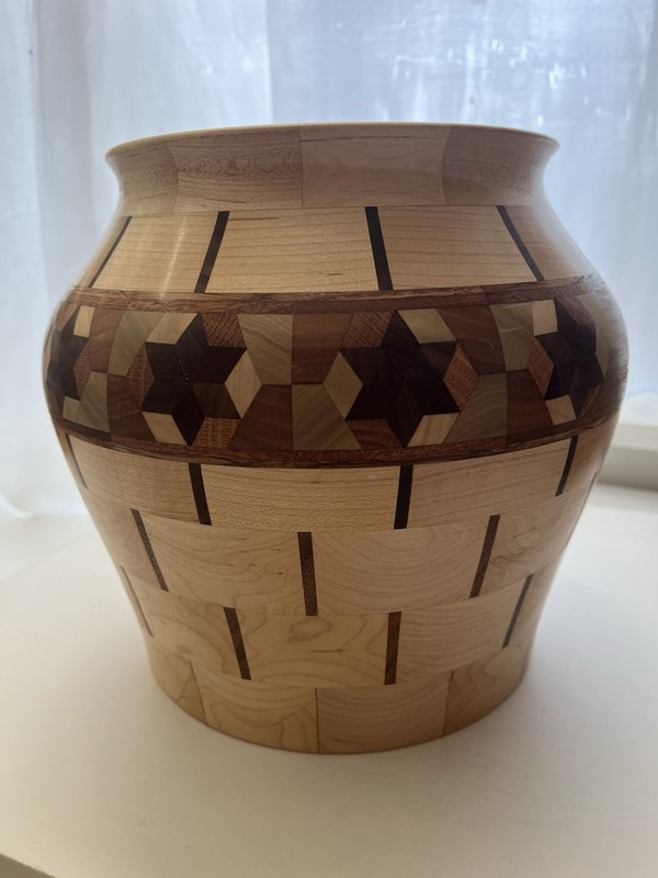 Beautiful segmented vase, Handmade beautiful desing