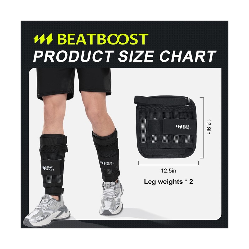 Ankle Wrist Weights 4lb/10lb/15lb/20lb/25lb/30lb BeatBoost Adju... Fast USA SHIP gallery