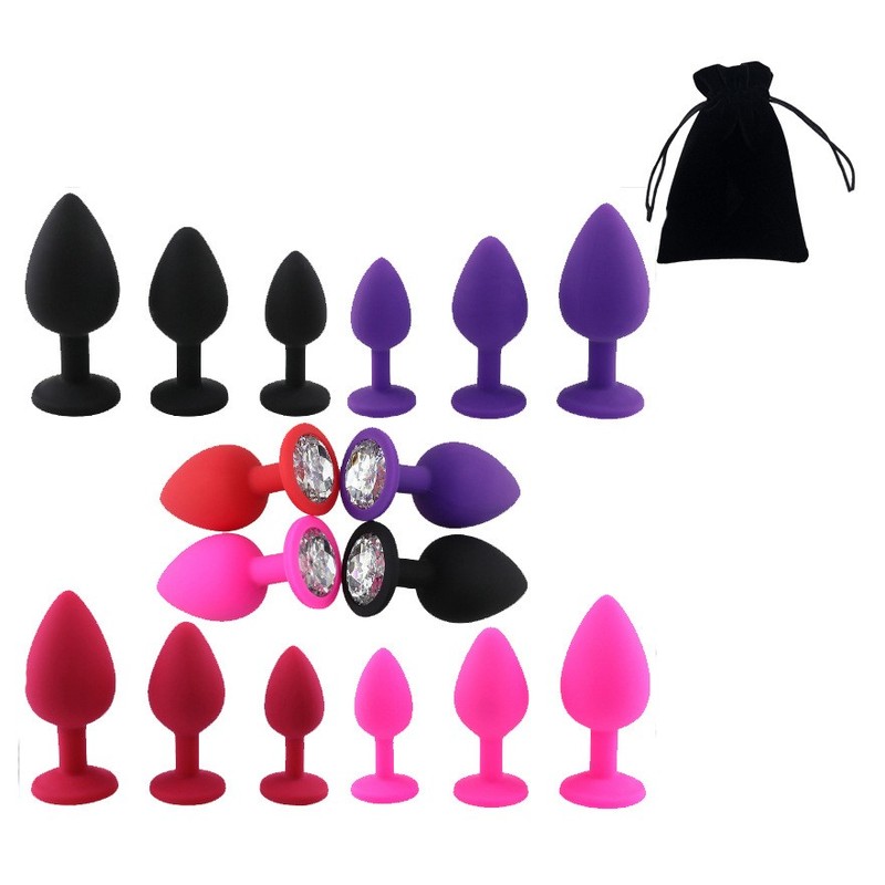 Large Medium And Small Color Silicone Product Adult Foreign Trade Hot Selling Al gallery