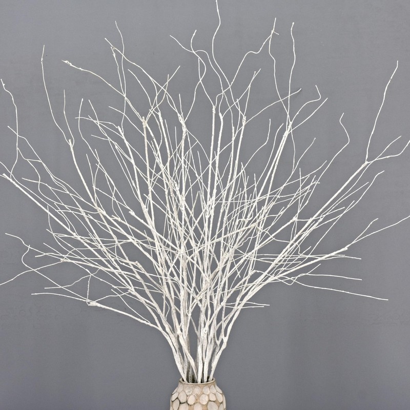 ChopiLine10PCS Lifelike Curly Willow Branches for Tall Vase Fillers Artificia...