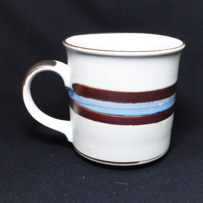 Vintage Otagiri Blue Horizon Mug Japan 3 5/8″ 12 ounces