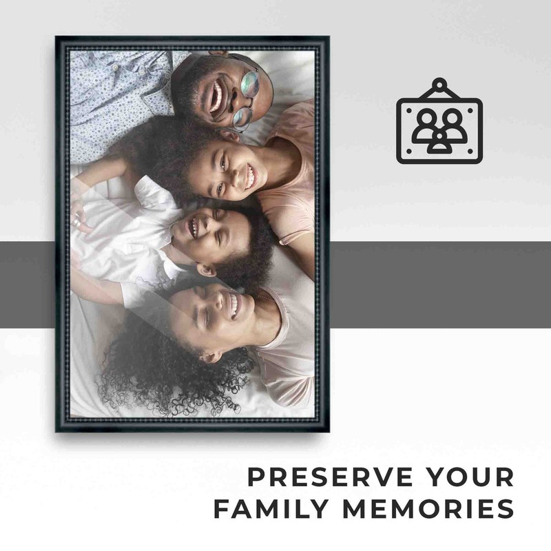 5x11 In Frame Black Real Wood Picture Frame Width 0.75 inches | Interior Frame D gallery