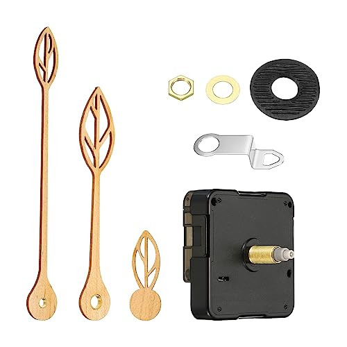  Clock Mechanism Replacement, Quartz Clock Mechanism Battery Operated DIY Wood 