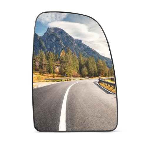  Side View Mirror Glass Passenger Right Side Fit For Ram Promaster 1500, 2500, 