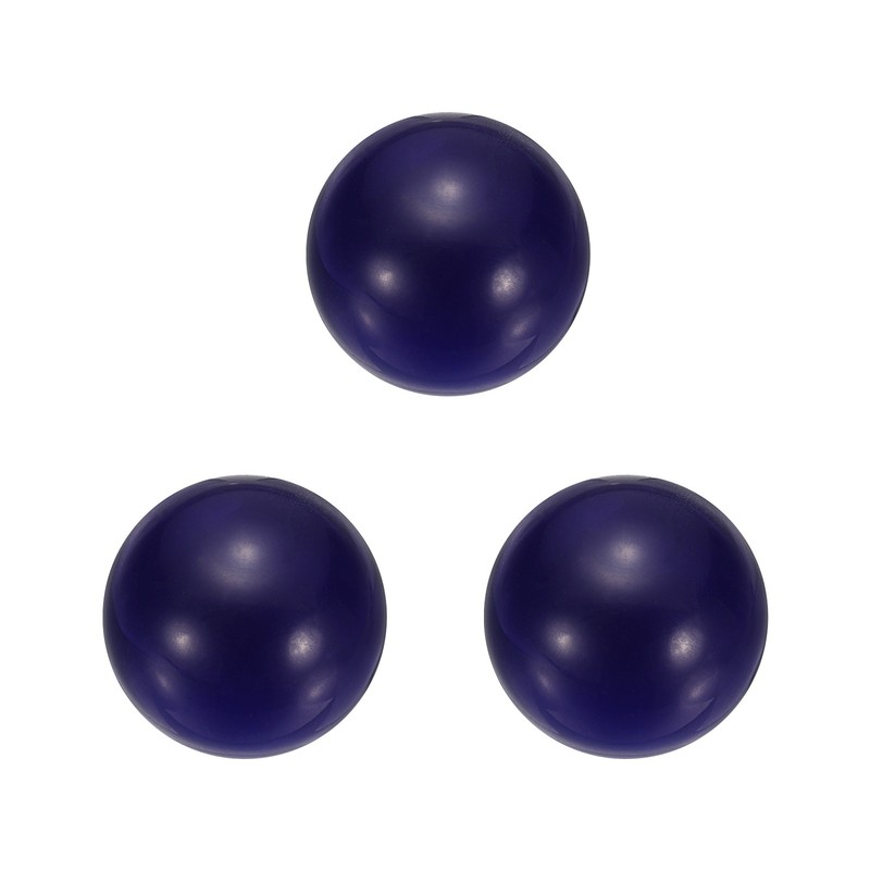 3 Pcs 20 mm Dia. Crystal Sphere, Sapphire Blue