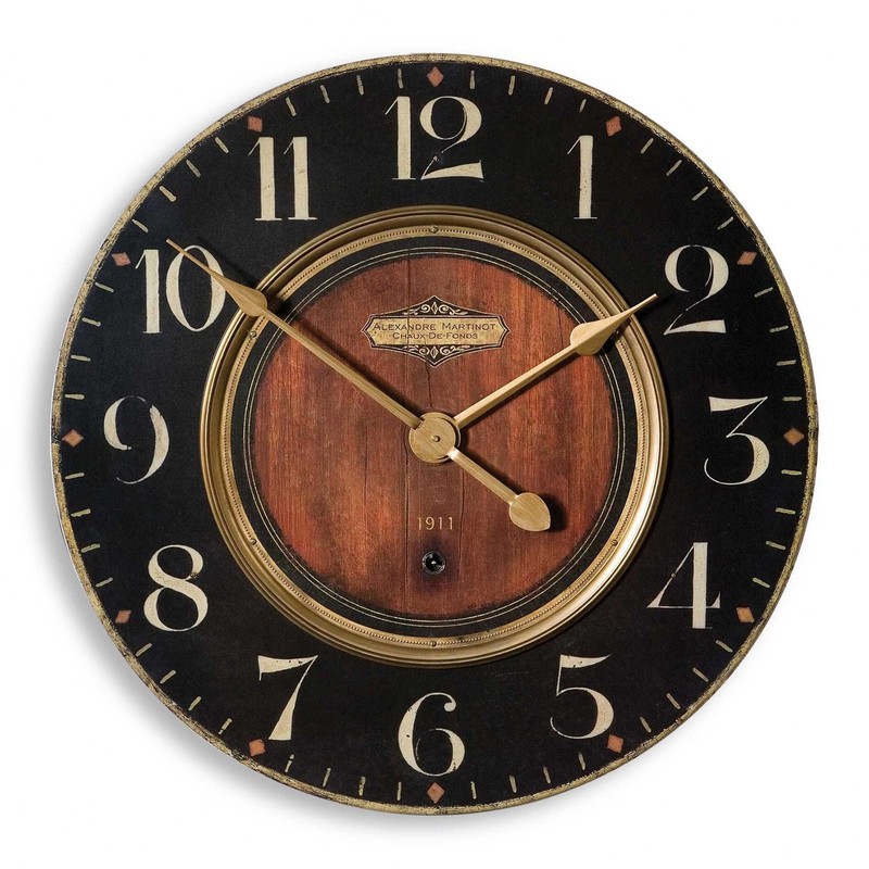 Alexandre Martinot – 22.5 inch Wall Clock – 22.5 inches wide by 2 inches deep