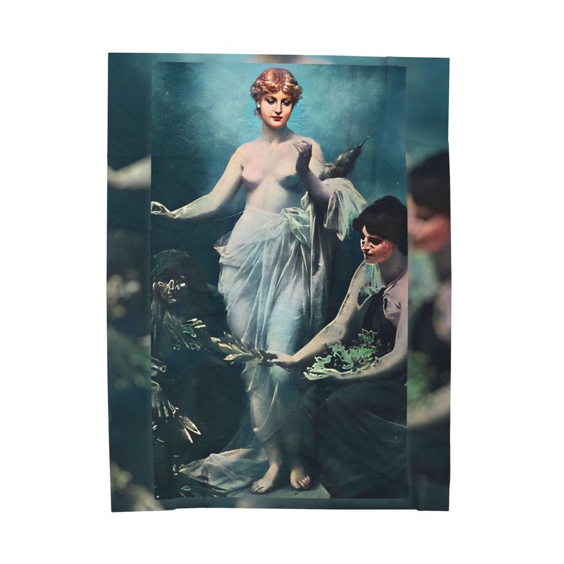 Three Fates by Paul Thumann Plush Blanket | Fine Art Throw | 50″x60″ 60″x80″