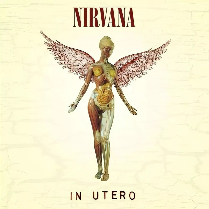 NIRVANA In Utero Music Album Cover Poster Print 12 x 12