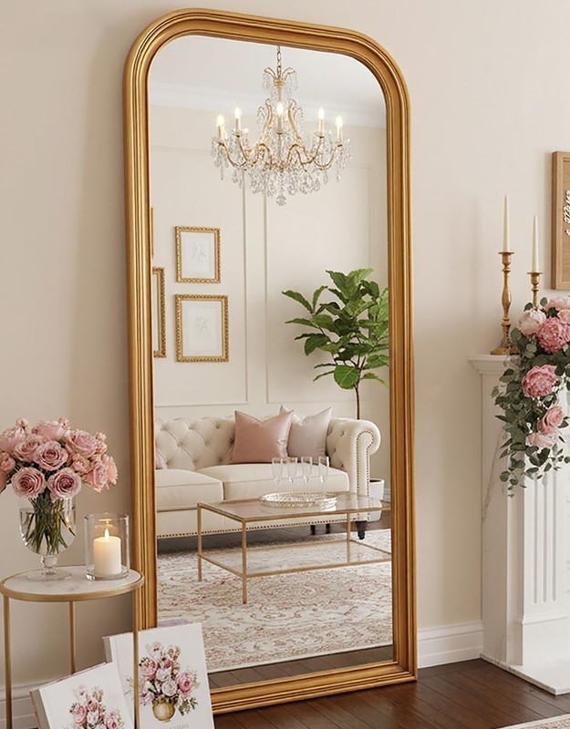 71"x32" Oversized Full Length Mirror, Extra Large Floor Mirror Freestanding o... gallery