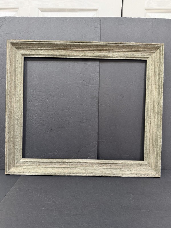 Vintage Wooden Large Gray Frame For Picture 20×24” (24,5×28,5”)