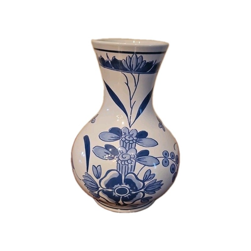 Royal Goedewaagen WILLIAMSBURG DELFT Vase C 32 Blue and White Made in Holland