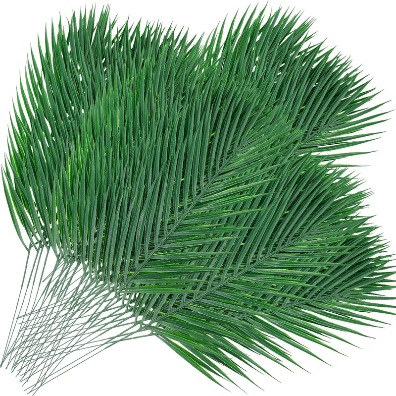 200 Pcs Artificial Palm Leaves for Easter, Weddings & Parties – Faux Greenery