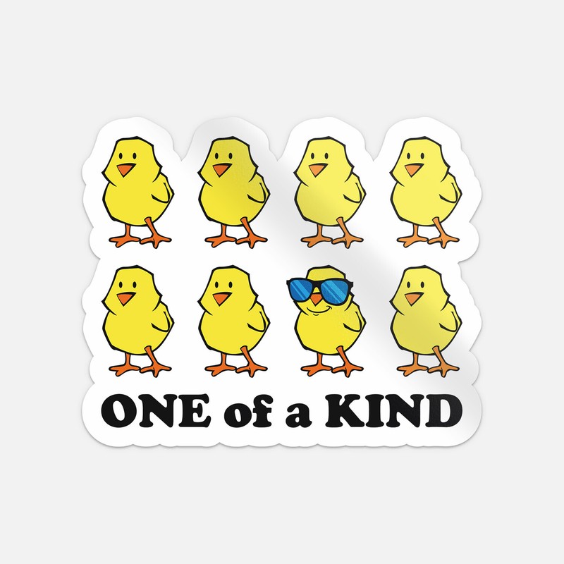 One Of A Kind Car Bumper Vinyl Sticker Decal