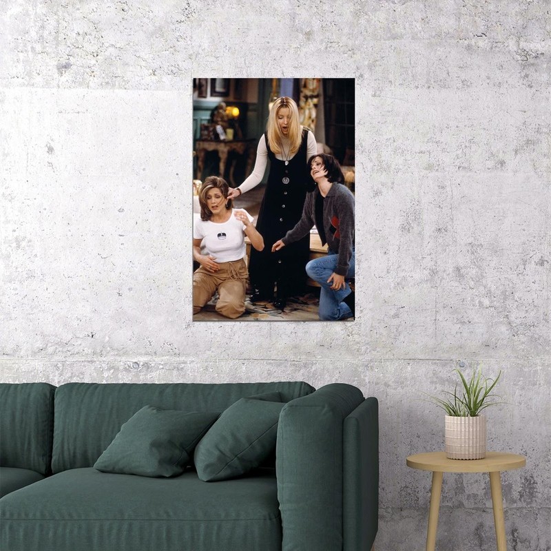 619731 Friends Milkshake Rachel Monica Phoebe Wall Print Poster gallery