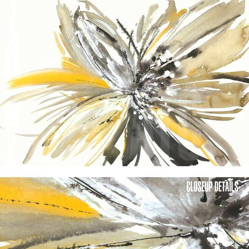 36W”x24H” A SUNNY BLOOM by REBECCA MEYERS – CLOSEUP FLOWER CHOICES of CANVAS