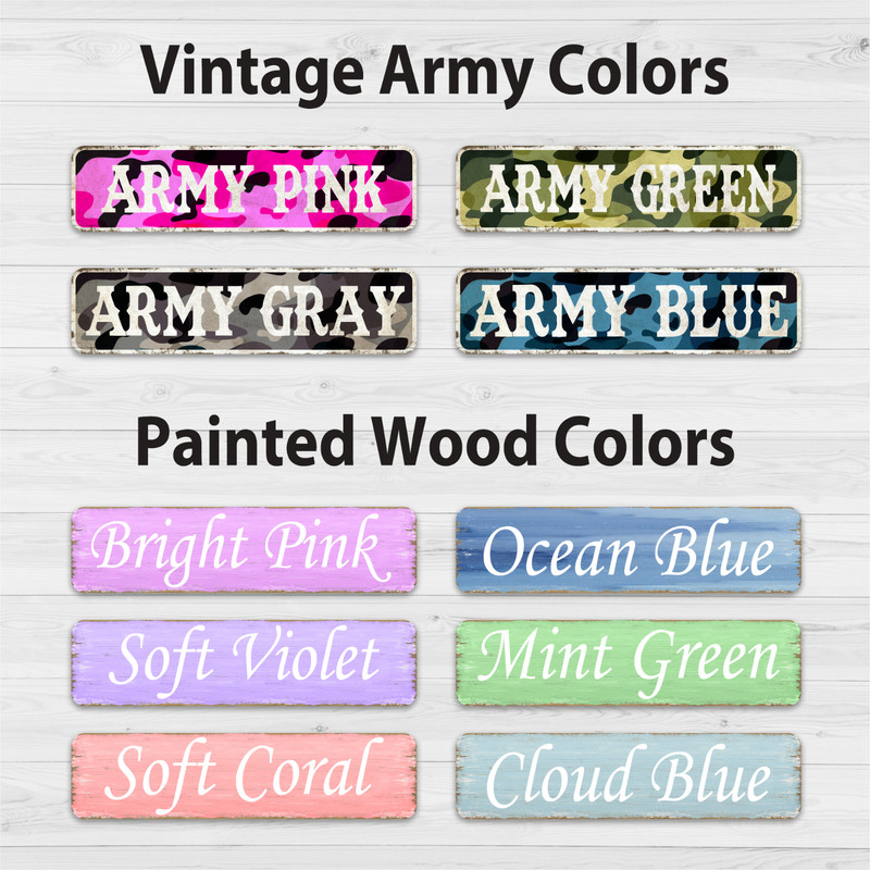 Custom Vintage Street Sign | Personalized Aluminum sign | 4 Sizes | Rustic Decor gallery